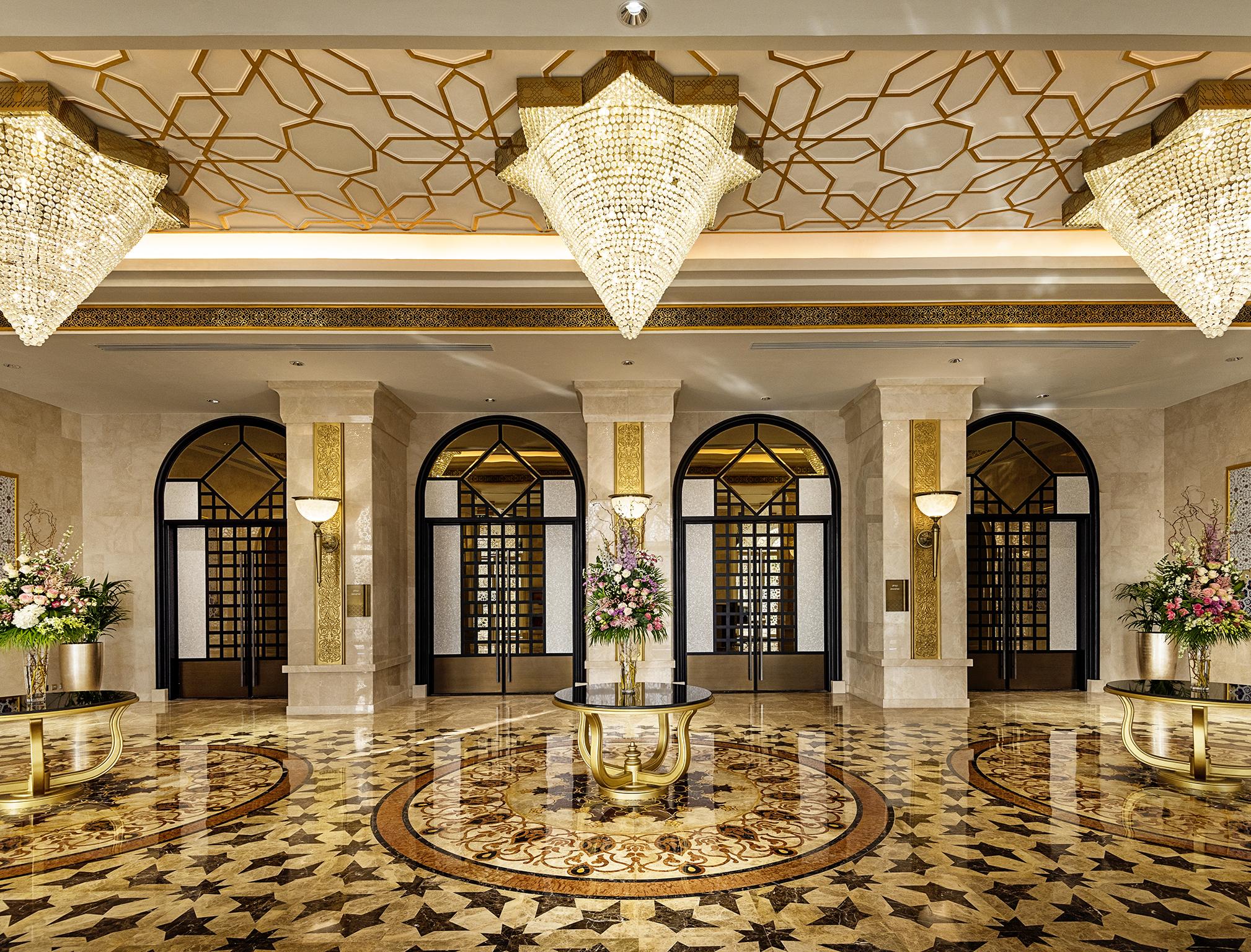 Ezdan Palace Hotel Doha Exterior foto Lobby